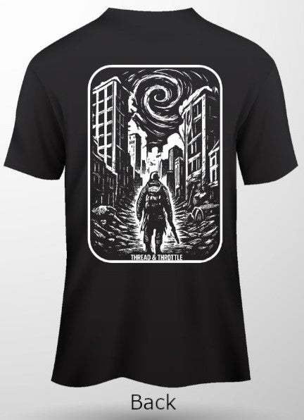 Rampage-Back Print Short Sleeve T-Shirt