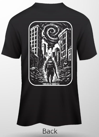 Rampage-Back Print Short Sleeve T-Shirt